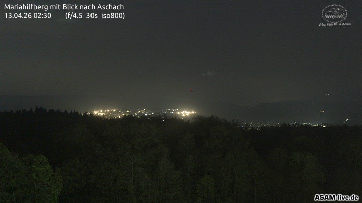 Archiv Foto Webcam Aschach - Mariahilfberg