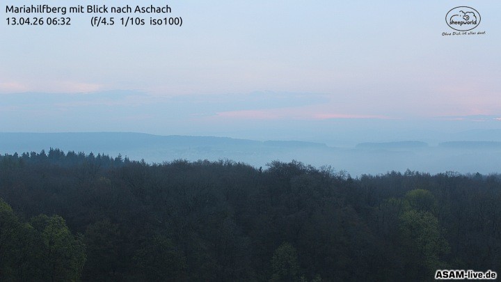 Archiv Foto Webcam Aschach - Mariahilfberg