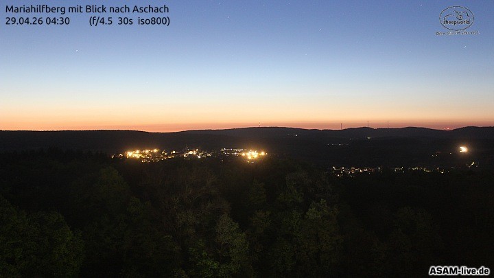 Archiv Foto Webcam Aschach - Mariahilfberg
