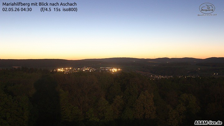 Archiv Foto Webcam Aschach - Mariahilfberg