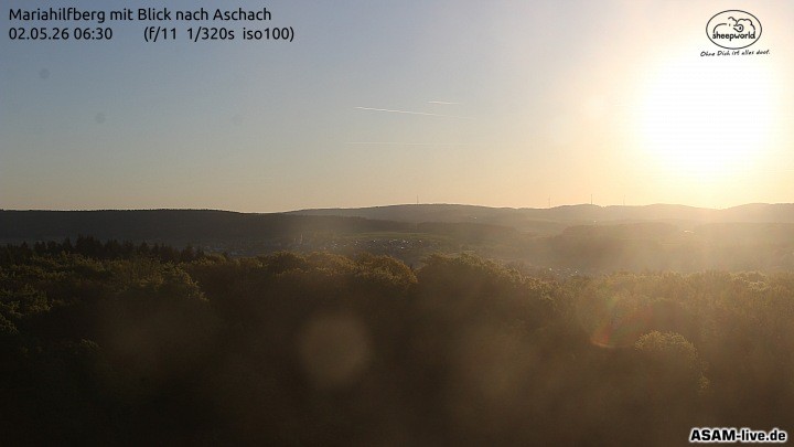 Archiv Foto Webcam Aschach - Mariahilfberg