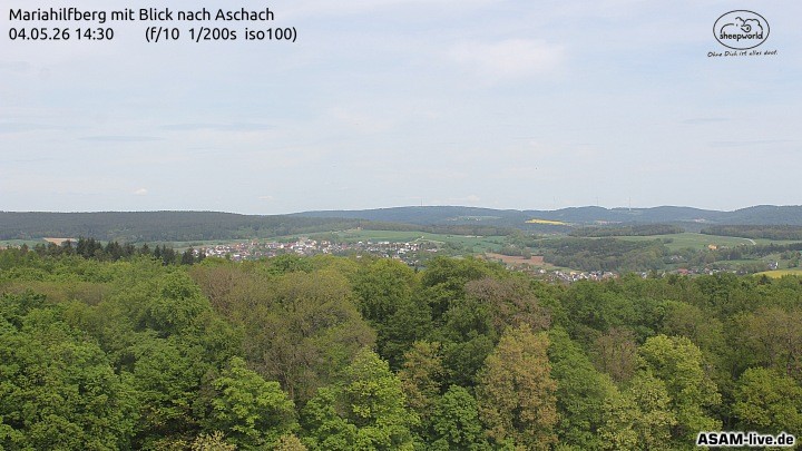 Archiv Foto Webcam Aschach - Mariahilfberg