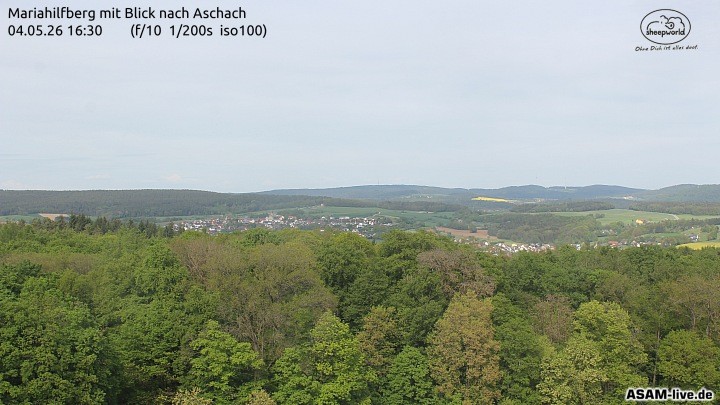 Archiv Foto Webcam Aschach - Mariahilfberg