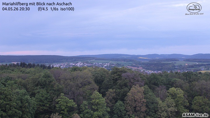 Archiv Foto Webcam Aschach - Mariahilfberg