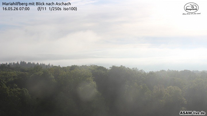Archiv Foto Webcam Aschach - Mariahilfberg