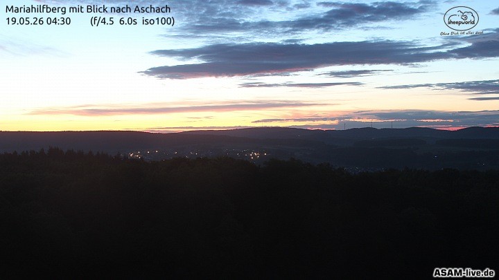 Archiv Foto Webcam Aschach - Mariahilfberg