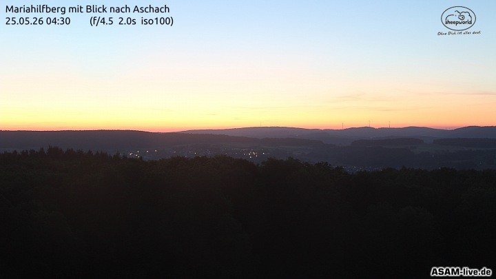 Archived image Webcam Mariahilfberg Mountain Aschach