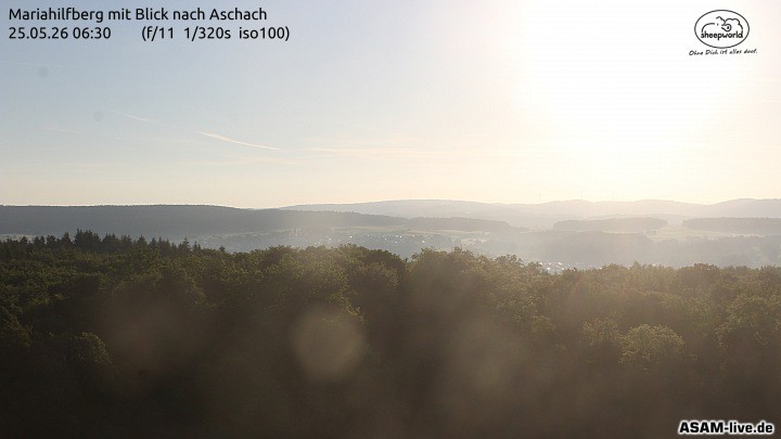 Archived image Webcam Mariahilfberg Mountain Aschach
