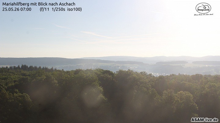 Archived image Webcam Mariahilfberg Mountain Aschach