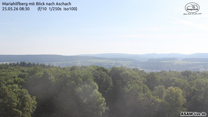 Archived image Webcam Mariahilfberg Mountain Aschach