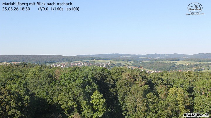Archived image Webcam Mariahilfberg Mountain Aschach