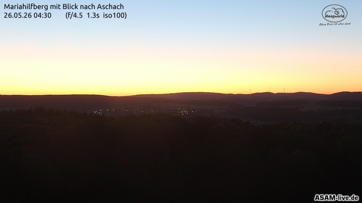 Archiv Foto Webcam Aschach - Mariahilfberg