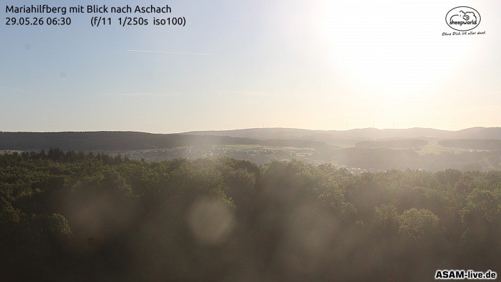 Archiv Foto Webcam Aschach - Mariahilfberg