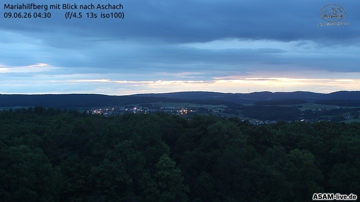 Archiv Foto Webcam Aschach - Mariahilfberg