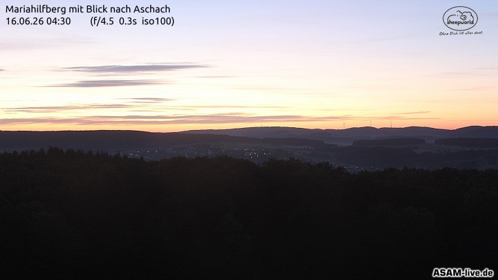 Archiv Foto Webcam Aschach - Mariahilfberg