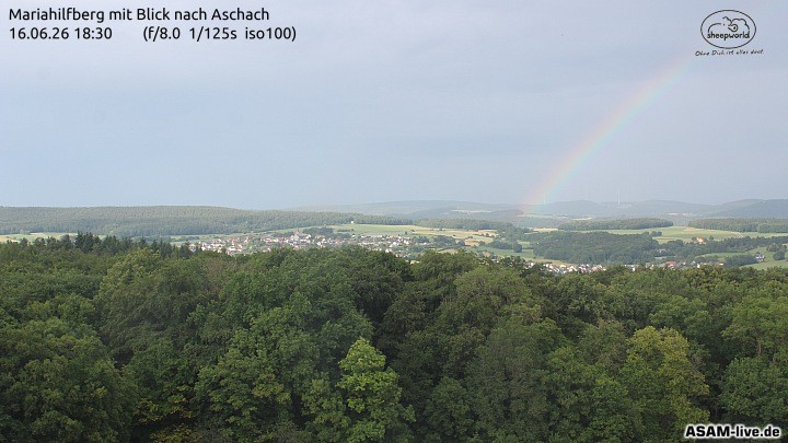 Archived image Webcam Mariahilfberg Mountain Aschach