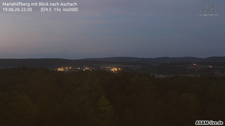 Archiv Foto Webcam Aschach - Mariahilfberg