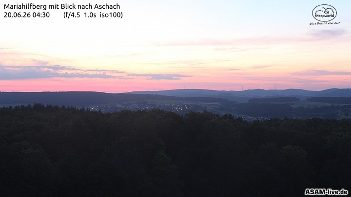 Archiv Foto Webcam Aschach - Mariahilfberg
