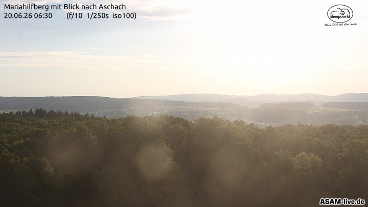 Archiv Foto Webcam Aschach - Mariahilfberg