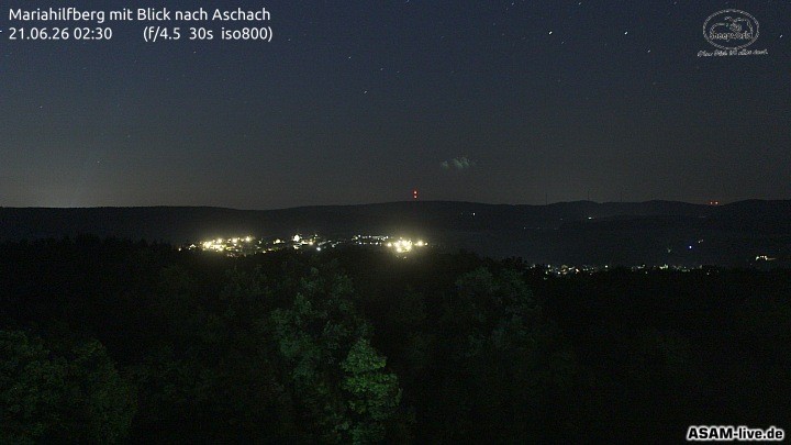 Archiv Foto Webcam Aschach - Mariahilfberg