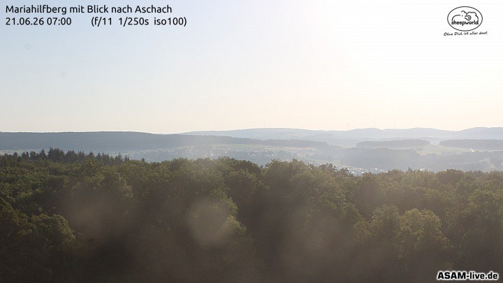 Archiv Foto Webcam Aschach - Mariahilfberg