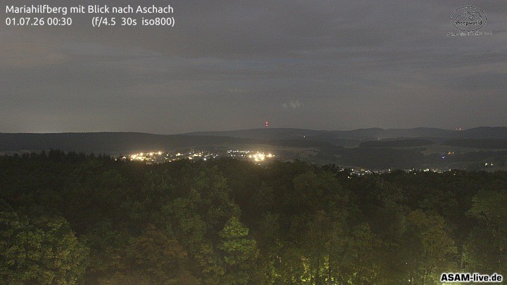 Archiv Foto Webcam Aschach - Mariahilfberg