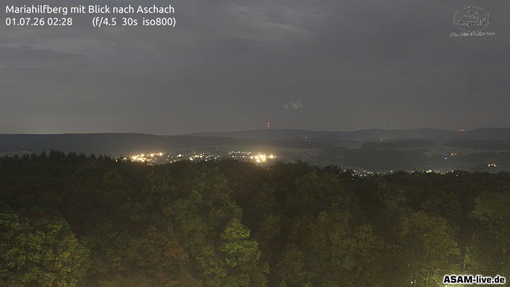 Archiv Foto Webcam Aschach - Mariahilfberg