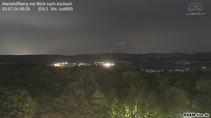 Archiv Foto Webcam Aschach - Mariahilfberg