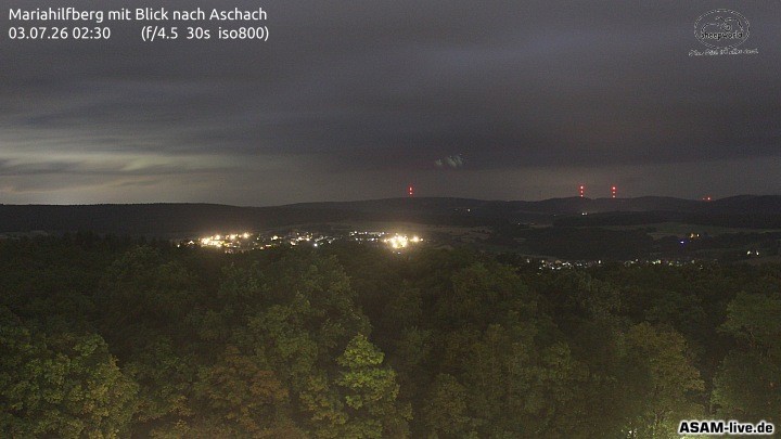 Archiv Foto Webcam Aschach - Mariahilfberg