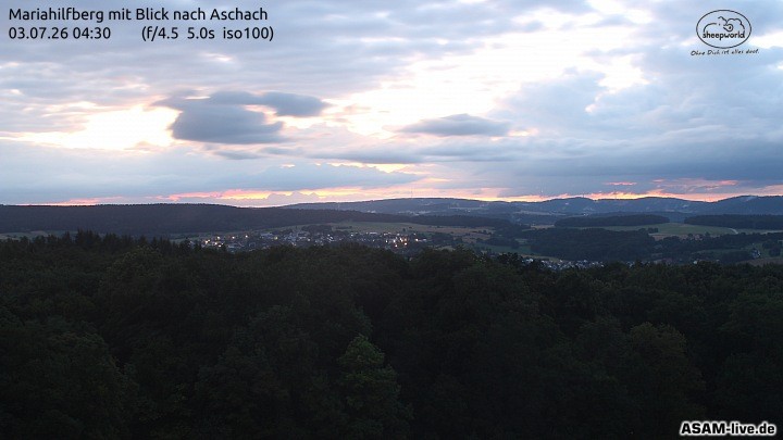 Archiv Foto Webcam Aschach - Mariahilfberg
