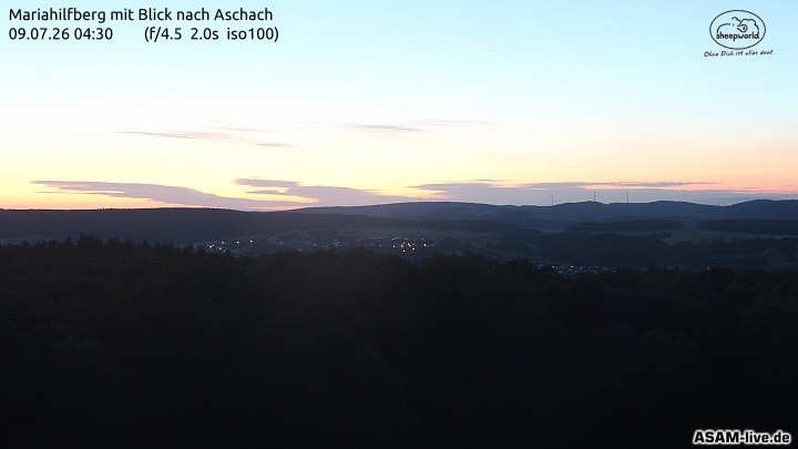 Archiv Foto Webcam Aschach - Mariahilfberg