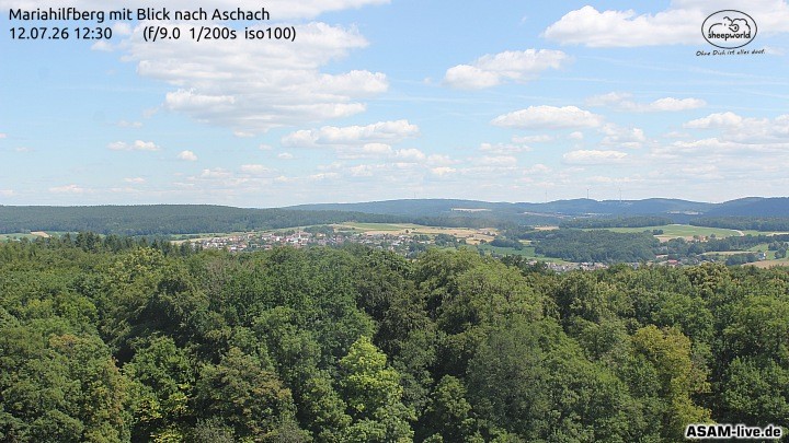 Archived image Webcam Mariahilfberg Mountain Aschach