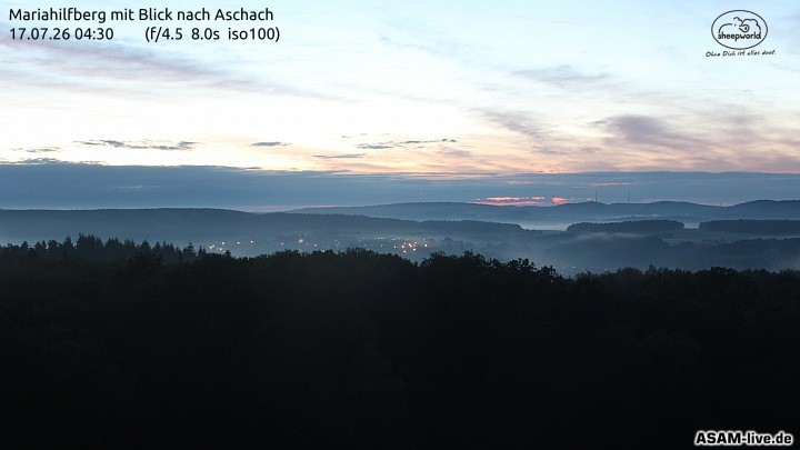 Archiv Foto Webcam Aschach - Mariahilfberg