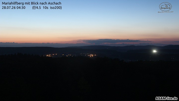 Archiv Foto Webcam Aschach - Mariahilfberg