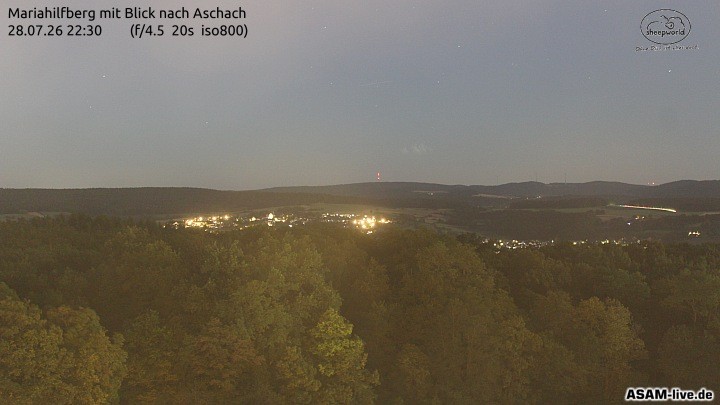Archiv Foto Webcam Aschach - Mariahilfberg