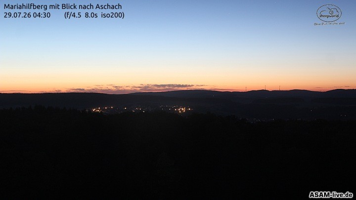 Archiv Foto Webcam Aschach - Mariahilfberg