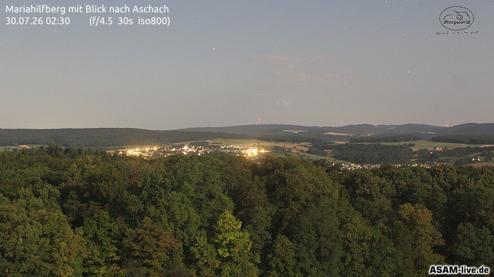 Archiv Foto Webcam Aschach - Mariahilfberg