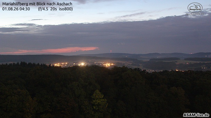 Archiv Foto Webcam Aschach - Mariahilfberg