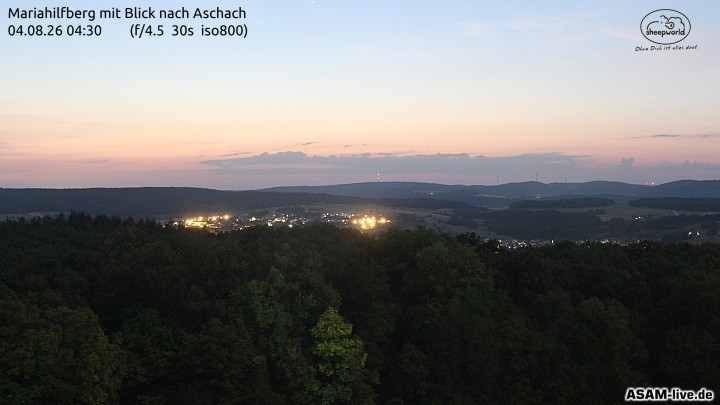 Archiv Foto Webcam Aschach - Mariahilfberg