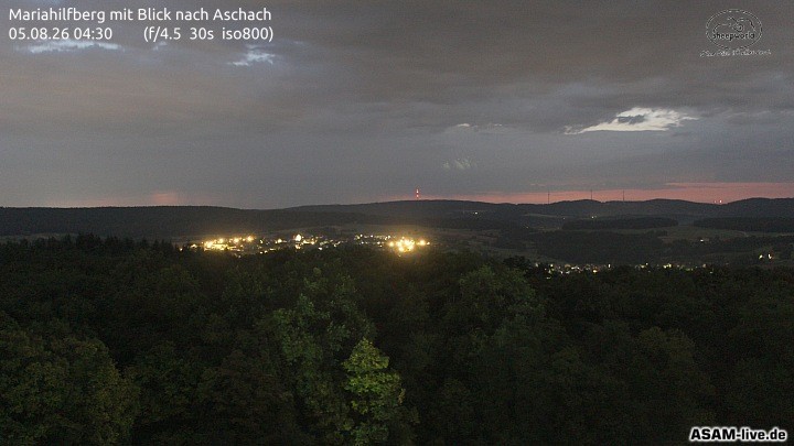 Archived image Webcam Mariahilfberg Mountain Aschach