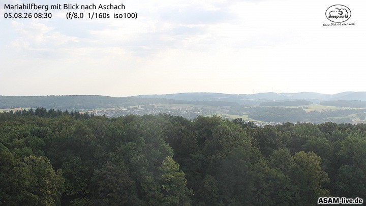 Archived image Webcam Mariahilfberg Mountain Aschach