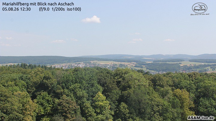 Archived image Webcam Mariahilfberg Mountain Aschach
