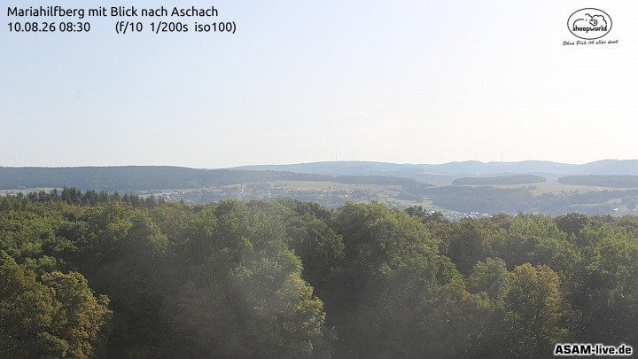 Archiv Foto Webcam Aschach - Mariahilfberg