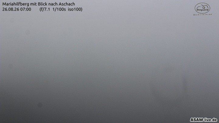 Archiv Foto Webcam Aschach - Mariahilfberg