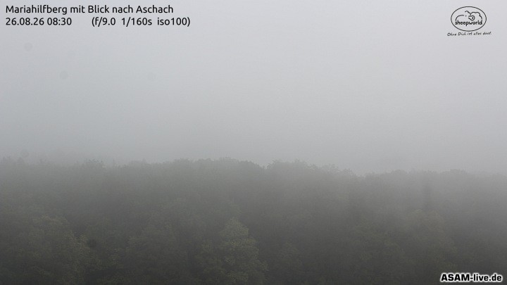 Archiv Foto Webcam Aschach - Mariahilfberg