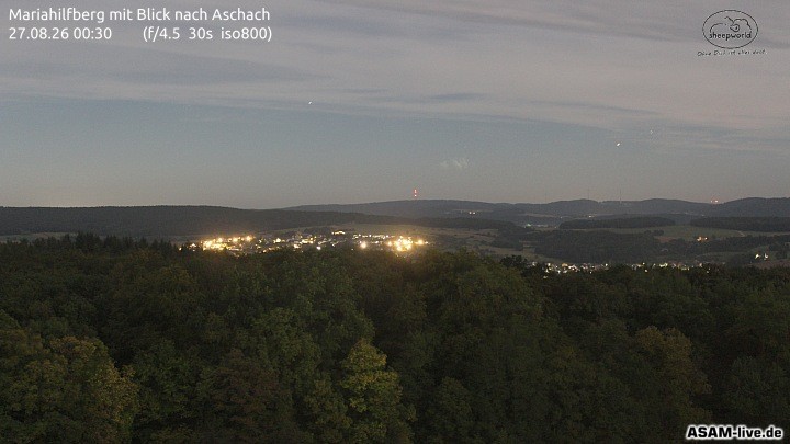 Archiv Foto Webcam Aschach - Mariahilfberg