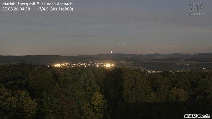 Archiv Foto Webcam Aschach - Mariahilfberg