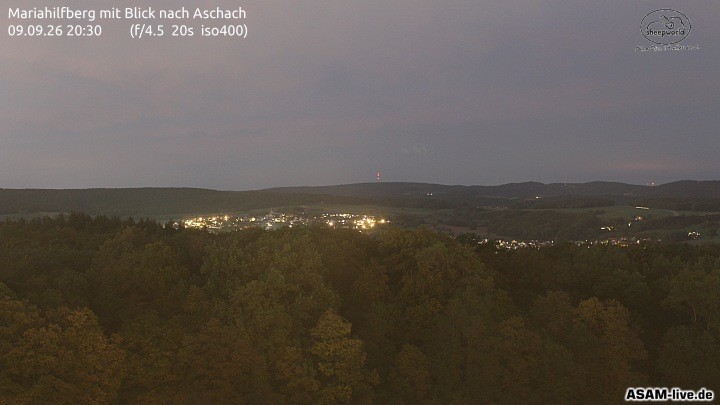 Archiv Foto Webcam Aschach - Mariahilfberg