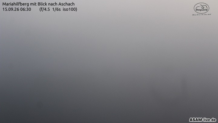 Archiv Foto Webcam Aschach - Mariahilfberg