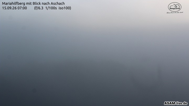 Archiv Foto Webcam Aschach - Mariahilfberg